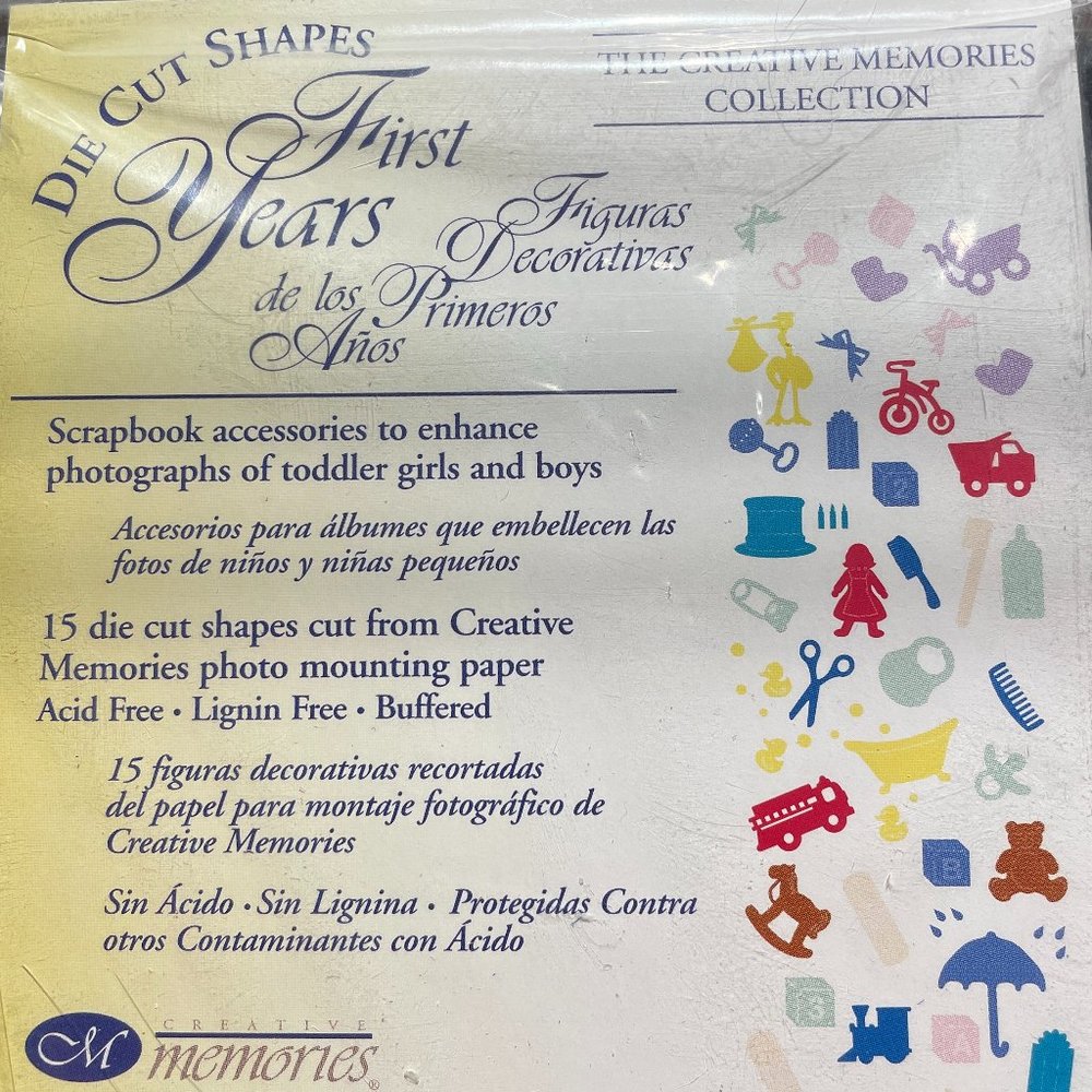 Creative Memories Die Cut Shapes: The First Years